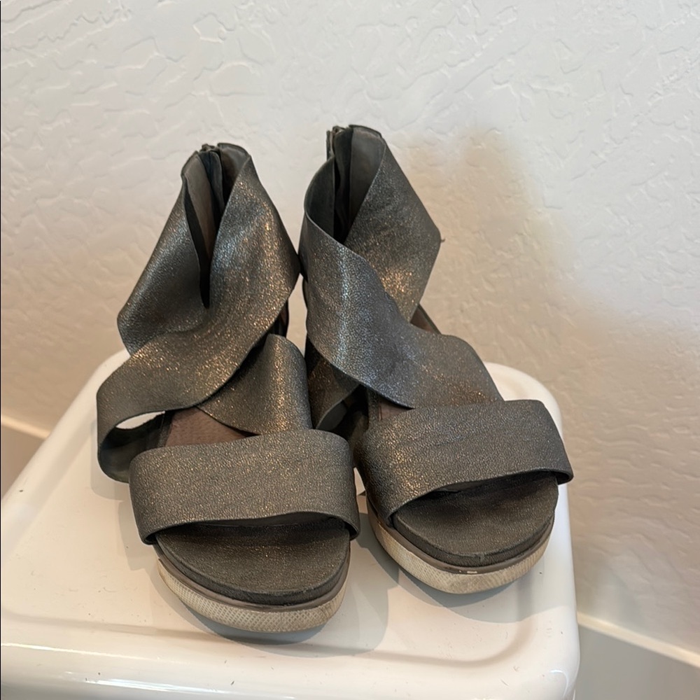 Eileen Fisher Sport Leather Sandals